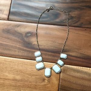 Womens white necklace